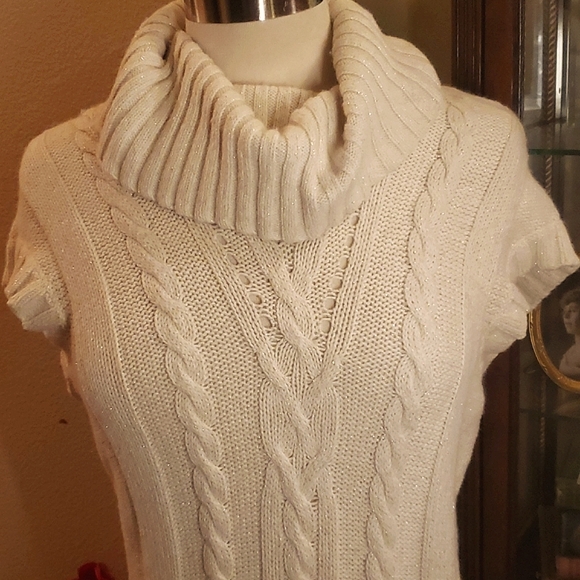 Express Sweater dress with sparkles size M GUC - Picture 3 of 3